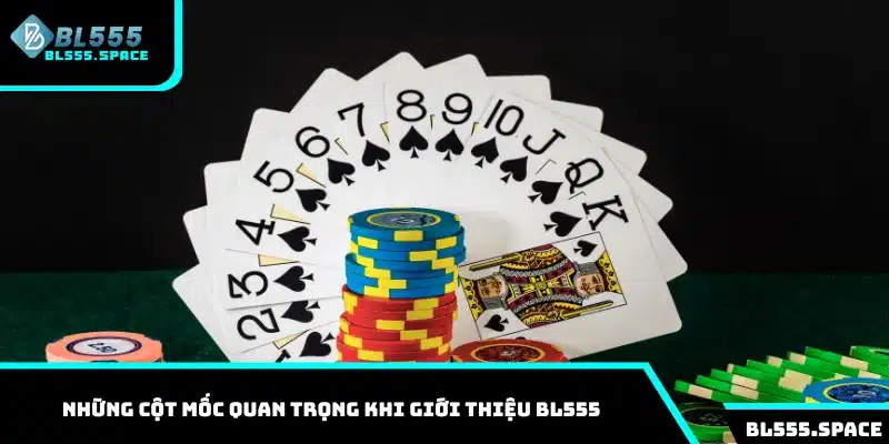 Giới Thiệu 1 Những cột mốc quan trọng khi giới thiệu BL555